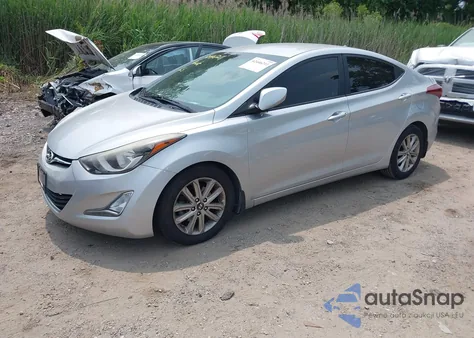 2015 Hyundai Elantra Se from USA, damaged, VIN KMHDH4AE3FU229460